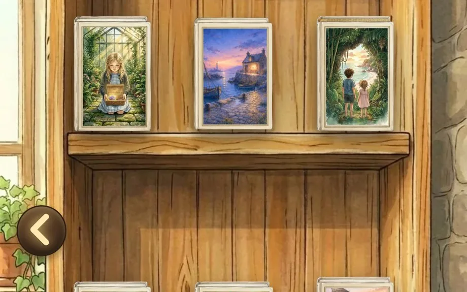 La bibliothèque de l'application Lecturo : des livres posés sur une étagère en bois
